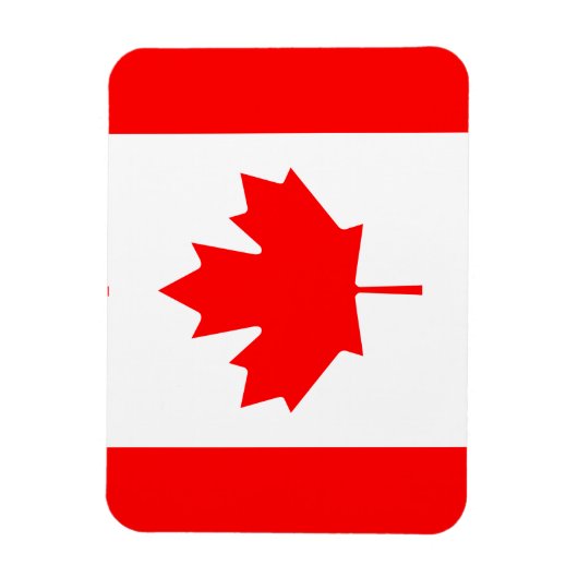 Magnet Flexible Drapeau Canada Feuille d'érable O Canada Symbole d (Vertical)