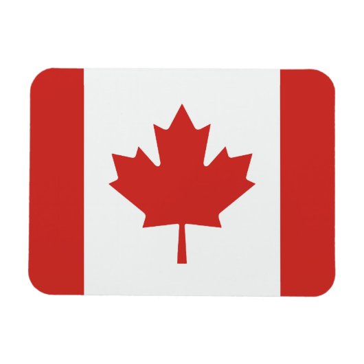 Magnet Flexible Drapeau canadien de feuille d'érable (Horizontal)