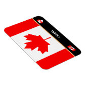 Magnet Flexible Drapeau canadien & Voyage au Canada / Canada (Côté Droit)