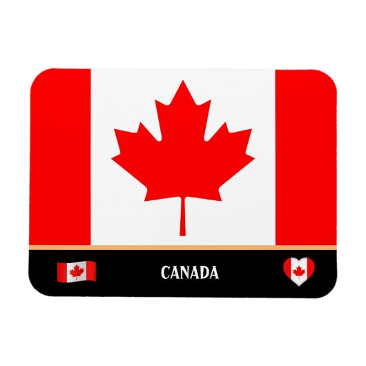 Magnet Flexible Drapeau canadien & Voyage au Canada / Canada (Horizontal)