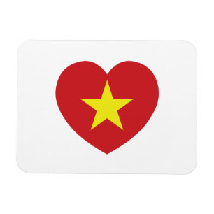 Magnet Flexible Drapeau cardiaque du Vietnam