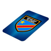 Magnet Flexible Drapeau Congo (Côté Gauche)