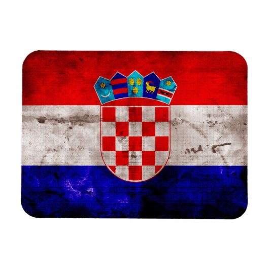 Magnet Flexible Drapeau croate (Horizontal)