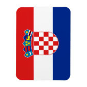Magnet Flexible Drapeau croate (Vertical)