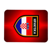 Magnet Flexible Drapeau Croatie (Horizontal)