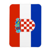 Magnet Flexible Drapeau Croatie (Vertical)