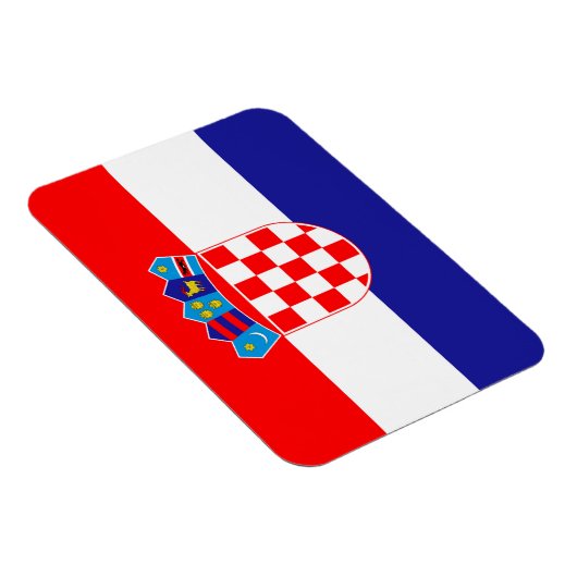 Magnet Flexible Drapeau Croatie (Côté Droit)