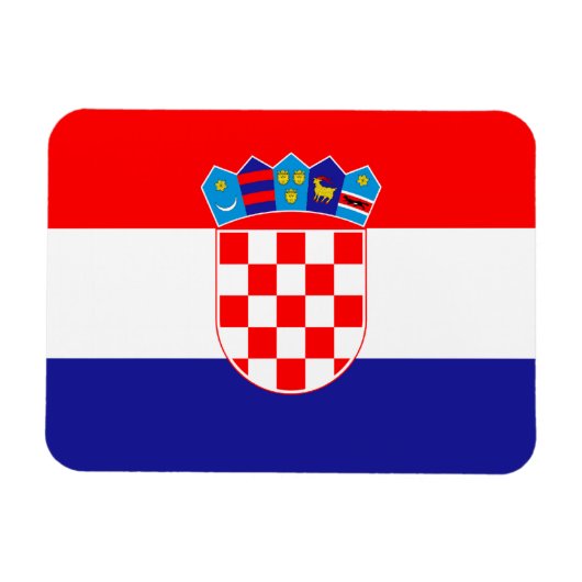 Magnet Flexible Drapeau Croatie (Horizontal)