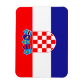 Magnet Flexible Drapeau Croatie (Vertical)