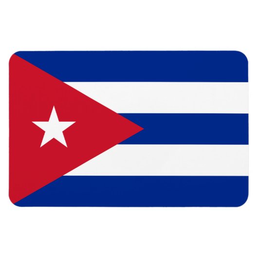 Magnet Flexible Drapeau cubain, La Havane, Fidel Castro, Che Gueva (Horizontal)