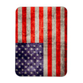 Magnet Flexible Drapeau d'antiquité américain (Vertical)