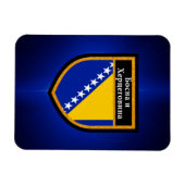 Magnet Flexible Drapeau de Bosnie-Herzégovine (Horizontal)