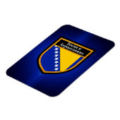 Magnet Flexible Drapeau de Bosnie-Herzégovine (Côté Gauche)