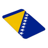 Magnet Flexible Drapeau de Bosnie-Herzégovine patriotique (Côté Droit)