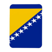 Magnet Flexible Drapeau de Bosnie-Herzégovine patriotique (Vertical)