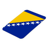 Magnet Flexible Drapeau de Bosnie-Herzégovine patriotique (Côté Gauche)