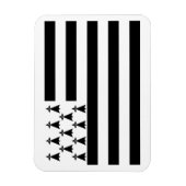 Magnet Flexible Drapeau de Bretagne patriotique (Vertical)
