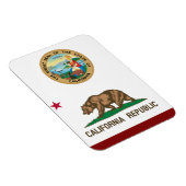 Magnet Flexible Drapeau de Californie (Côté Droit)
