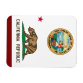 Magnet Flexible Drapeau de Californie (Horizontal)