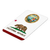 Magnet Flexible Drapeau de Californie (Côté Gauche)