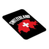 Magnet Flexible Drapeau de carte Suisse (Côté Droit)
