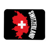 Magnet Flexible Drapeau de carte Suisse (Horizontal)