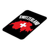 Magnet Flexible Drapeau de carte Suisse (Côté Gauche)