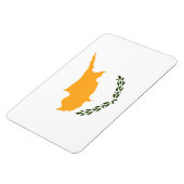 Magnet Flexible Drapeau de Chypre (Côté Gauche)