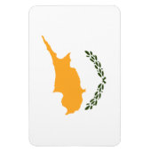 Magnet Flexible Drapeau de Chypre (Vertical)