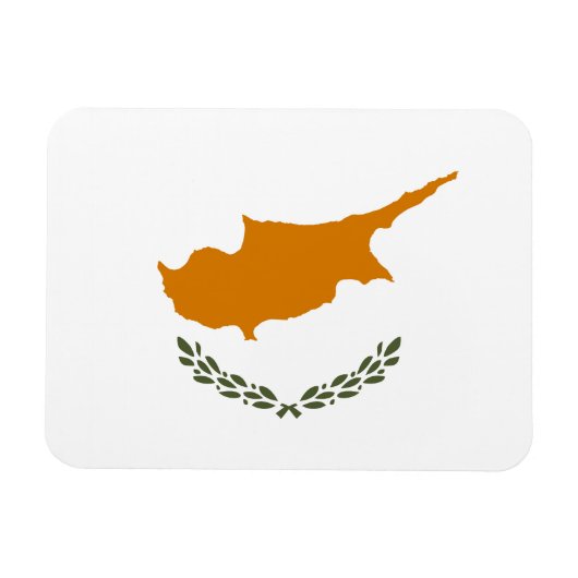 Magnet Flexible Drapeau de Chypre (Horizontal)