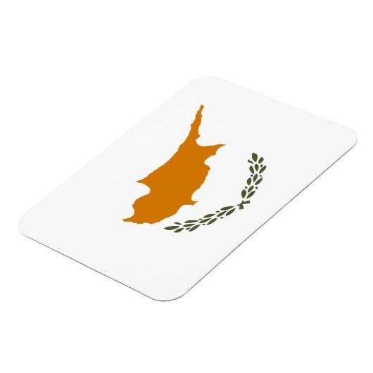 Magnet Flexible Drapeau de Chypre (Côté Gauche)