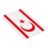 Magnet Flexible Drapeau de Chypre du Nord (Côté Droit)