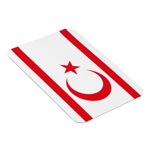 Magnet Flexible Drapeau de Chypre du Nord (Côté Droit)