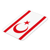Magnet Flexible Drapeau de Chypre du Nord (Côté Gauche)