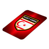 Magnet Flexible Drapeau de Chypre du Nord (Côté Gauche)