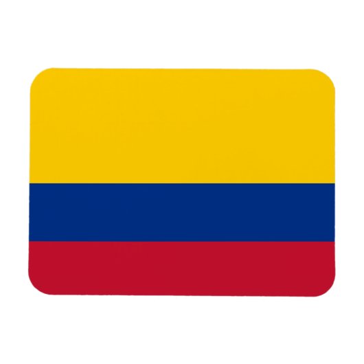 Magnet Flexible Drapeau de Colombie (Horizontal)