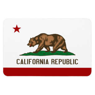 Magnet Flexible Drapeau de DRAPEAU de la CALIFORNIE -