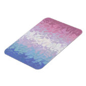 Magnet Flexible Drapeau de fierté bigender tripant ondoyant funky (Côté Gauche)