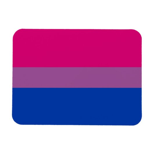 Magnet Flexible Drapeau de fierté bisexuel (Horizontal)