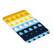 Magnet Flexible Drapeau de fierté Boho Groovy Géométrique Abstrait (Côté Droit)