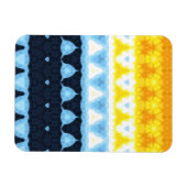 Magnet Flexible Drapeau de fierté Boho Groovy Géométrique Abstrait (Horizontal)