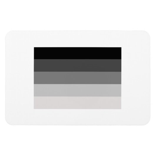 MAGNET FLEXIBLE DRAPEAU DE FIERTE DROITE OFFICIEL (Horizontal)