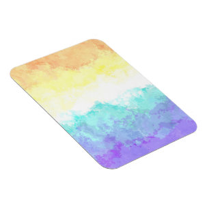 Magnet Flexible Drapeau de fierté Genderfaun Abstrait Bohème Tourb