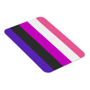 Magnet Flexible Drapeau de fierté genderfluid