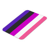 Magnet Flexible Drapeau de fierté genderfluid (Côté Gauche)