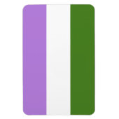 Magnet Flexible Drapeau de fierté genderqueer (Vertical)
