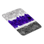 Magnet Flexible Drapeau de fierté Greygender Boho Géométrique Mod (Côté Droit)