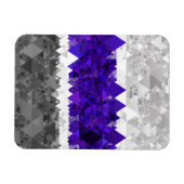 Magnet Flexible Drapeau de fierté Greygender Boho Géométrique Mod (Horizontal)