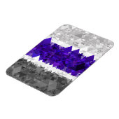 Magnet Flexible Drapeau de fierté Greygender Boho Géométrique Mod (Côté Gauche)