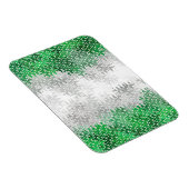 Magnet Flexible Drapeau de fierté grise romantique abstrait ondulé (Côté Droit)